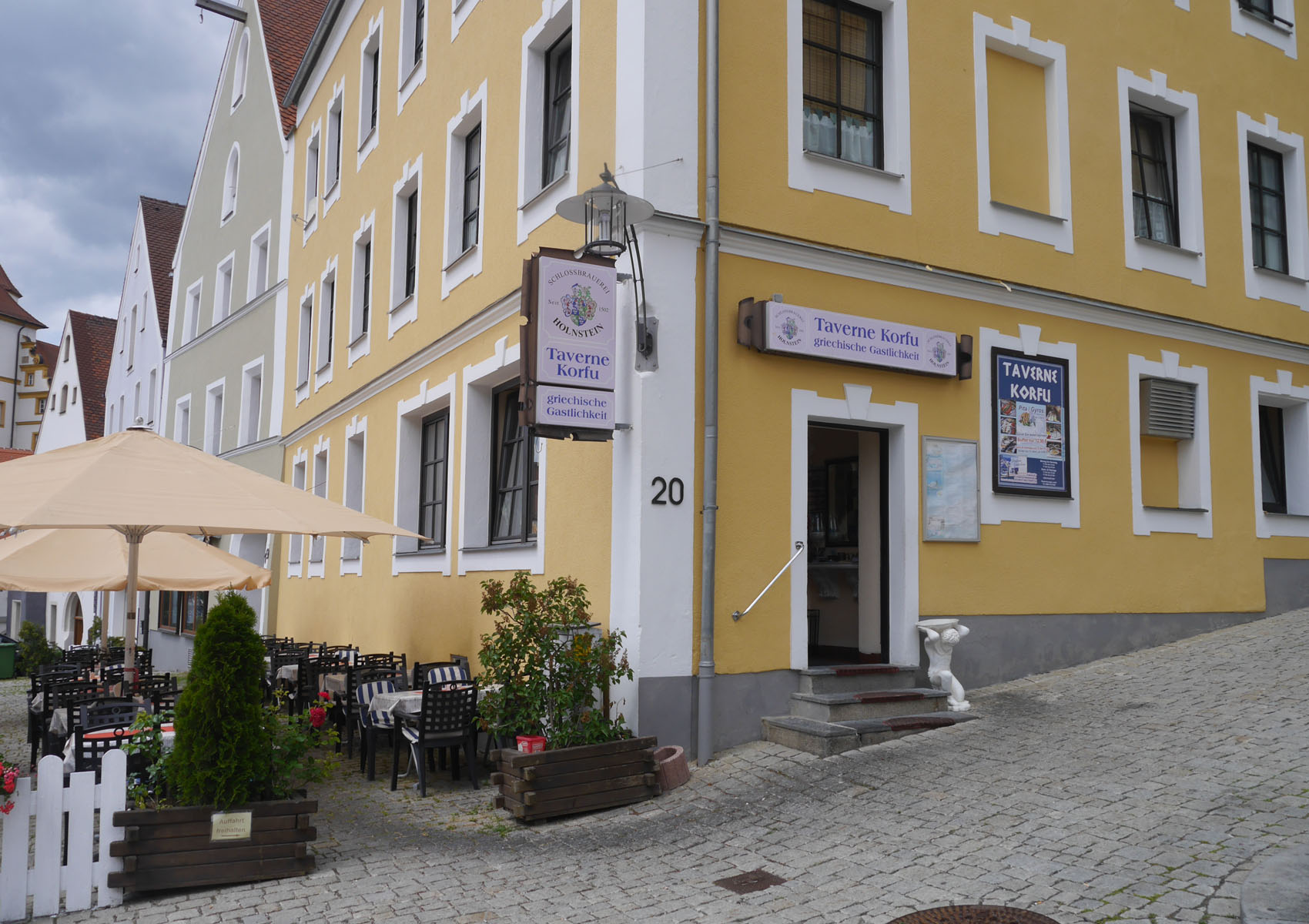 Taverne Korfu Aussenansicht